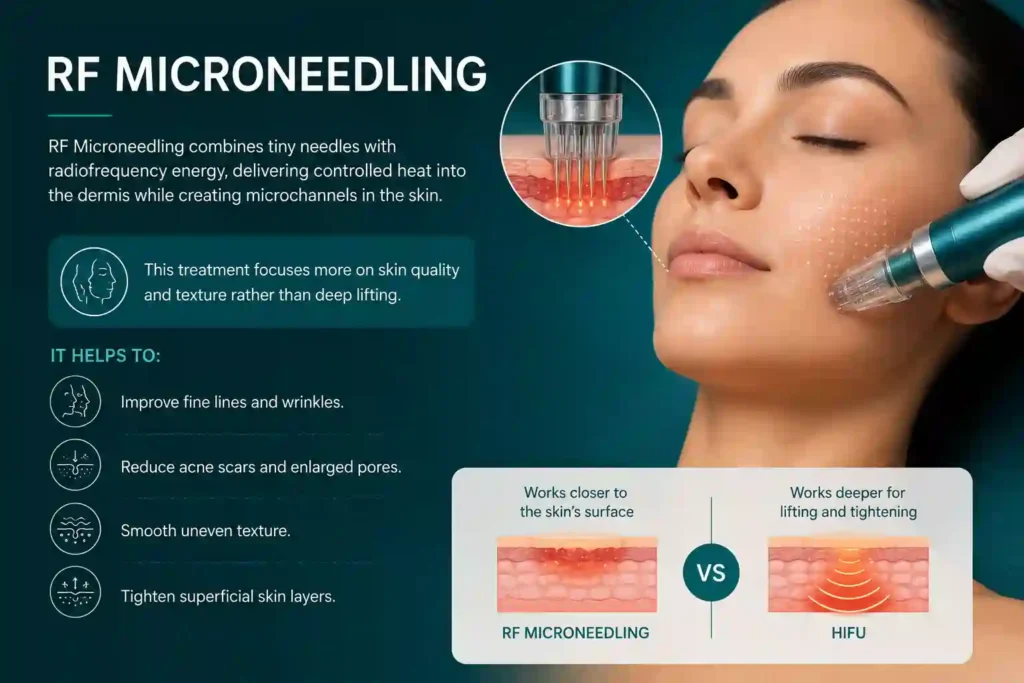 What Does RF Microneedling Do That HIFU Alone Cannot Oadby